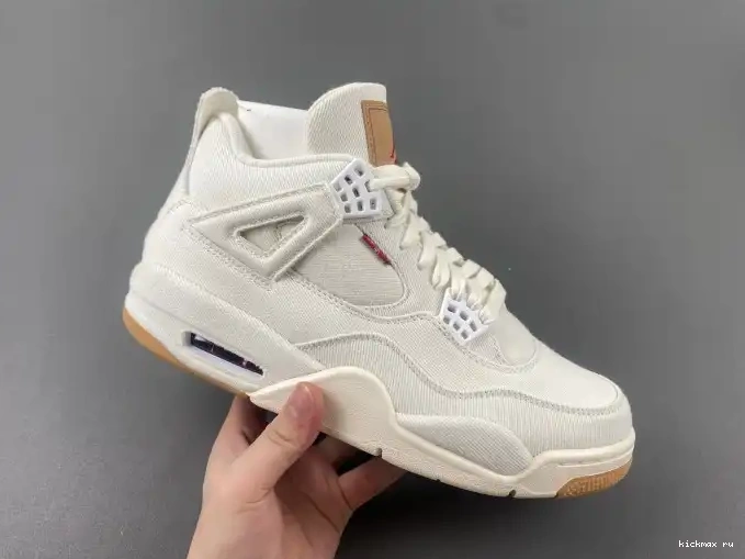 Cheap MAX 'White' Levi's AO2571-100 Air x 4 Jordan 0405